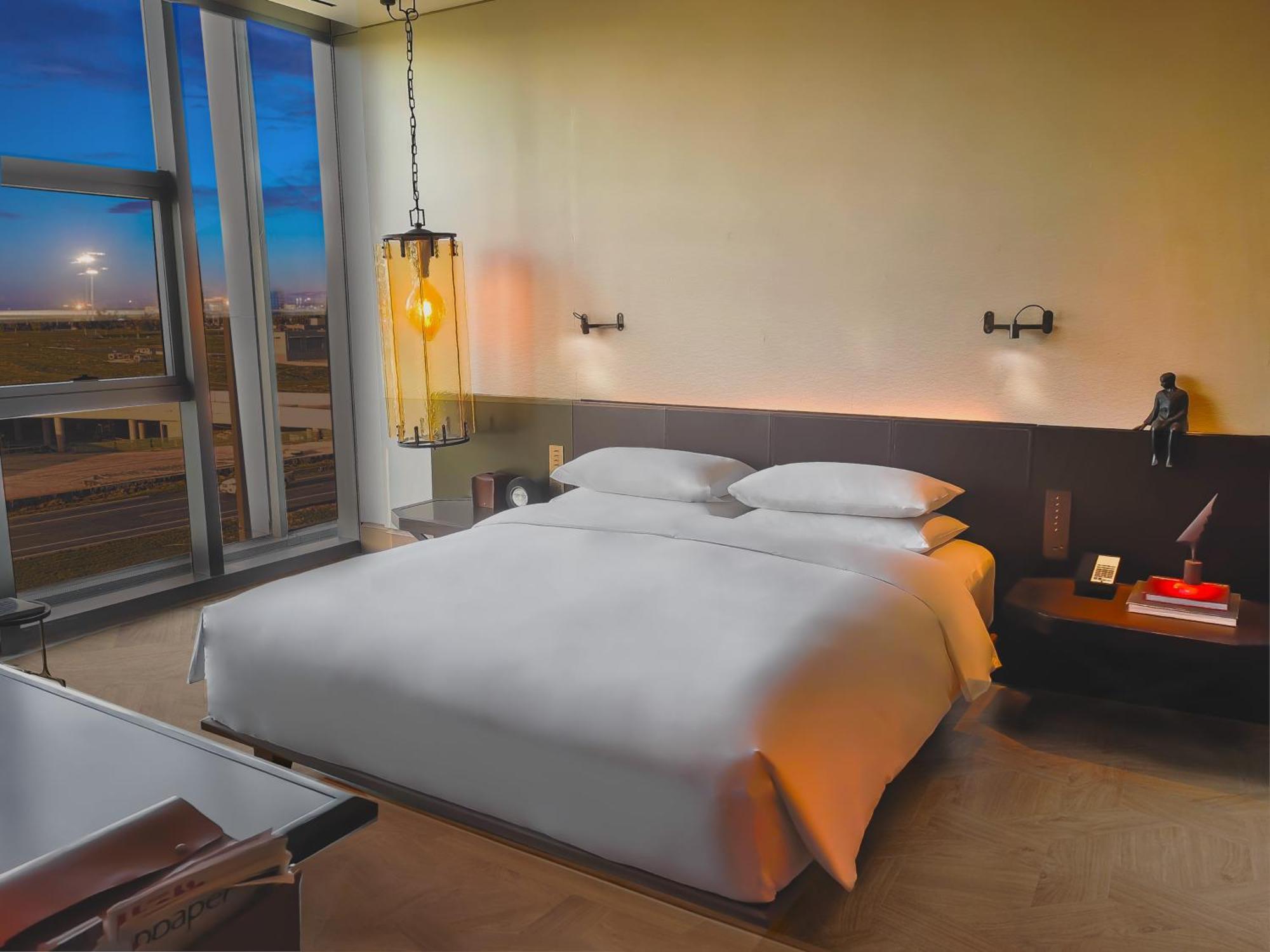 Mumian Beijing Daxing International Airport, Part Of Hyatt Hotel Eksteriør billede A bedroom at the hotel
